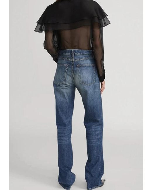 FRAME Blue Cotton Jeans