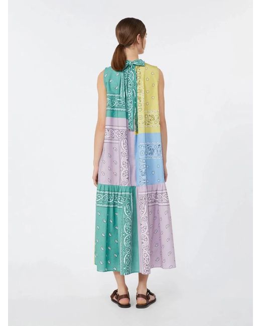 Weekend by Maxmara Blue Wkdregno Dress Multicolour