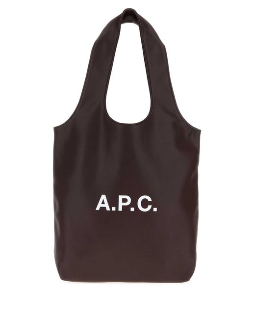 A.P.C. Black Ninon Small Tote Bag