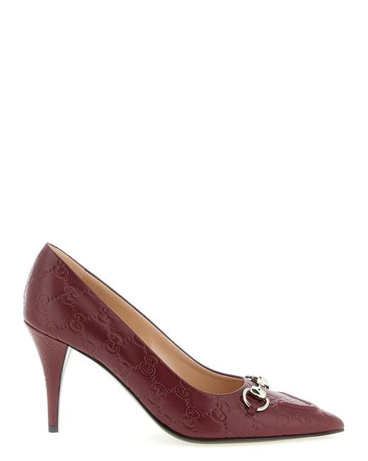 Gucci Brown 'Morsetto' Pumps