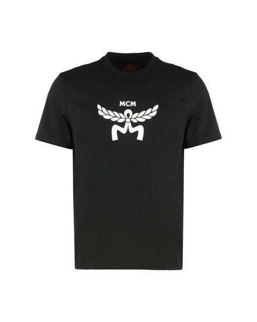MCM Black Cotton T-Shirt