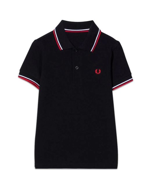 Fred Perry Black Twin Tipped Shirt