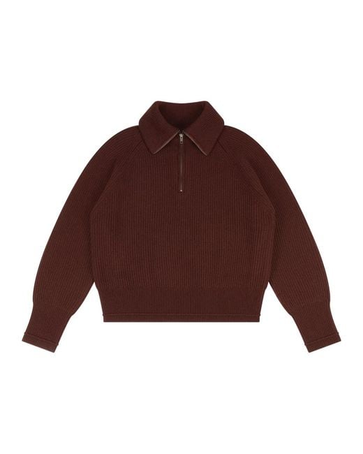 Entire studios Red Blimp Quarter Zip Bean for men