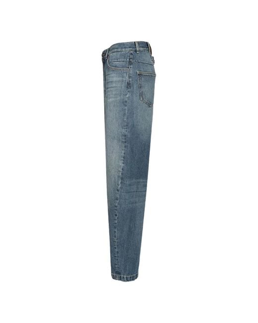 The Attico Blue Sky Cotton Trousers