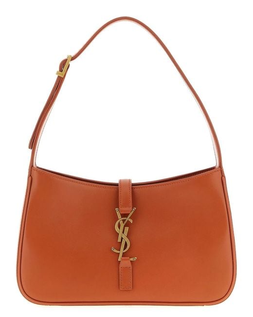Saint Laurent Brown 'Le 5 À 7' Small Shoulder Bag
