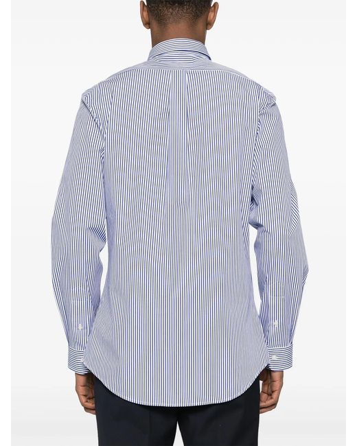 Polo Ralph Lauren Blue Slim Fit Oxford Shirt for men