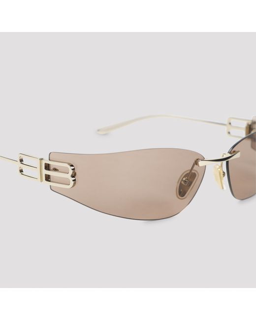 Balenciaga White Gossip Dframe Sunglasses
