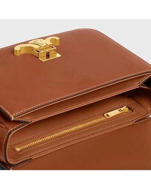 Céline Brown Teen Triomphe Handbag