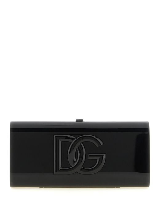 Dolce & Gabbana Black Dolce & Gabbana 'Dolce Box' Clutch