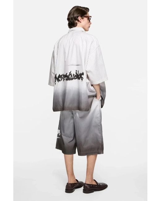 Acne White Soffia Ss Dip Dye Midsummer for men