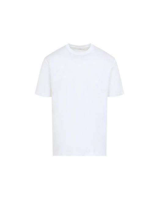 Kiton White Cotton T-Shirt for men