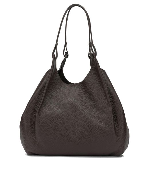 Gianni Chiarini Black Leather Shoulder Bags