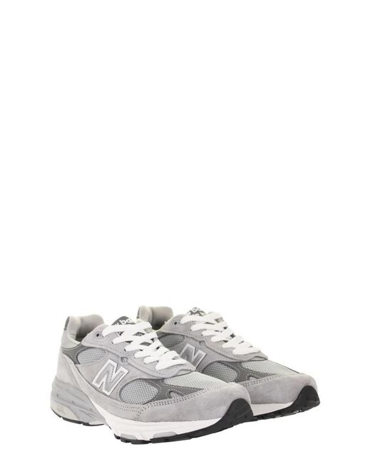 New Balance White Mr993 for men
