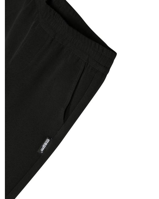 MSGM Black Cool Wool Pants