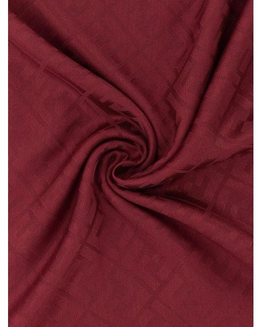 Fendi Red Ff Shawl