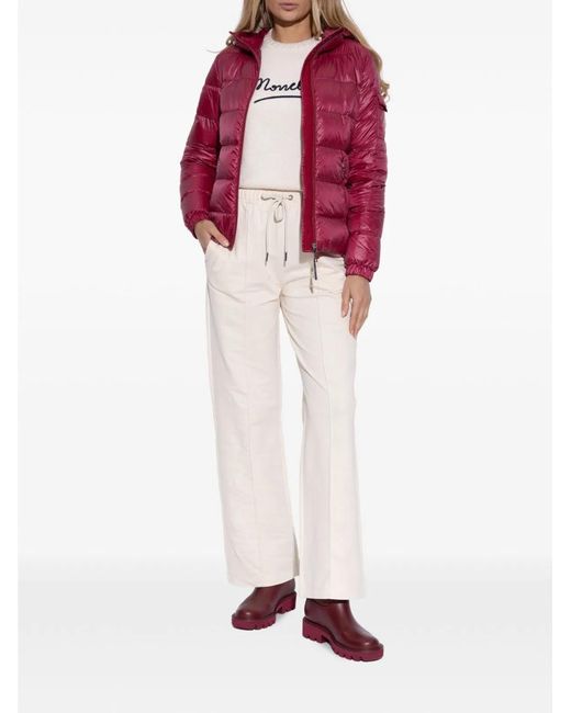 Moncler Red Kickstream Rain Short Water Boot