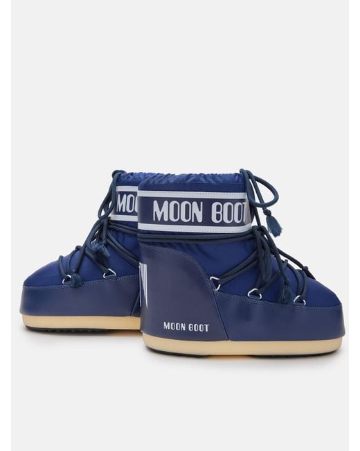 Moon Boot Blue Mb Icon Low Nylon