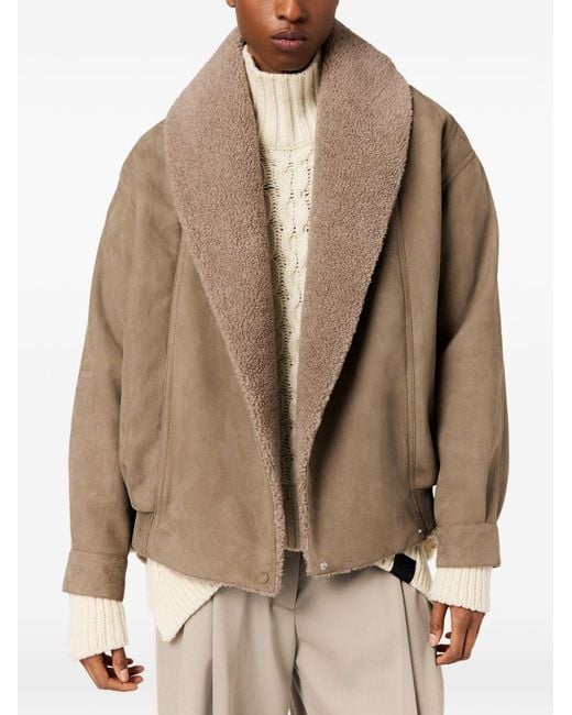 Stella McCartney Brown Faux Leather Jacket