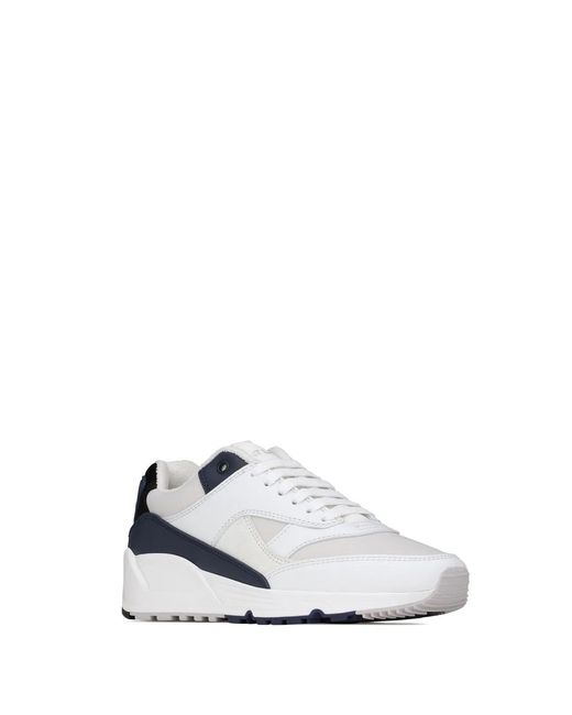 Saint Laurent White Calf Leather Sneakers for men