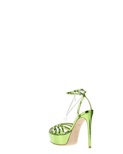 Nicolo' Beretta Green 'Heidi' Sandals