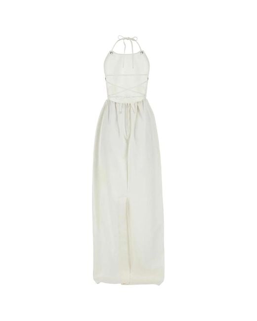 Max Mara White Denim Europa Dress