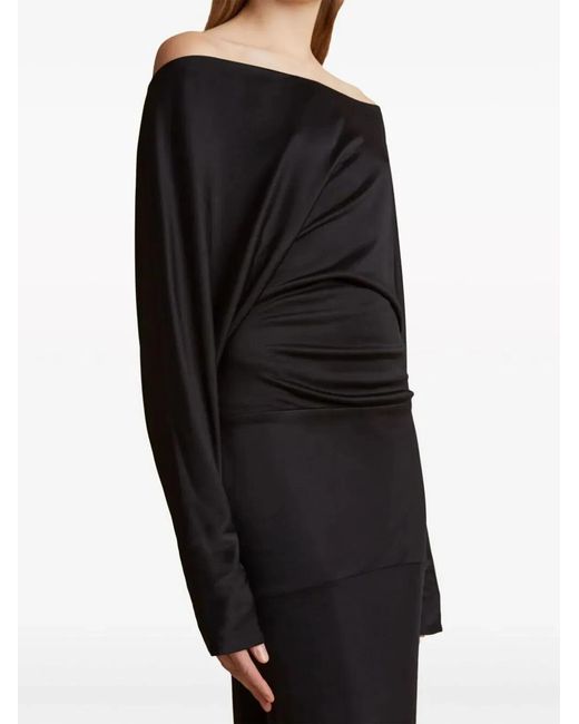 Khaite Black Junet Dress