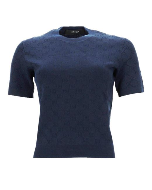 Gucci Blue Top