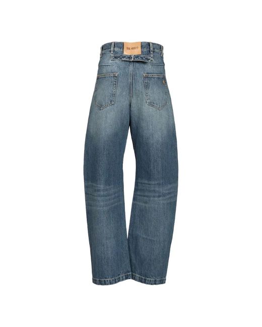 The Attico Blue Sky Cotton Trousers