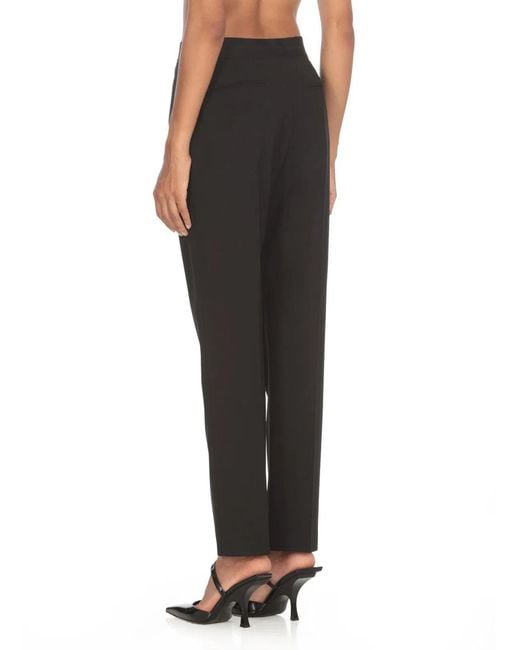 MSGM Black Wool Pants