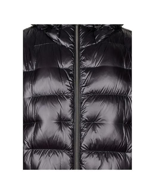 Herno Black Poliammide Coats for men