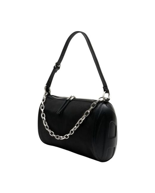 DIESEL Black Polyamide Polyurethane Shoulder Bag