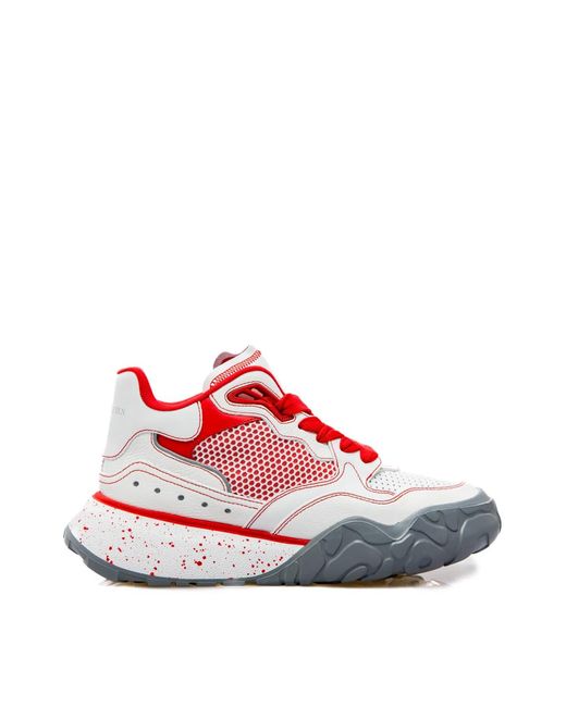 McQueen Pink Court Trainer Chunky Sneakers for men