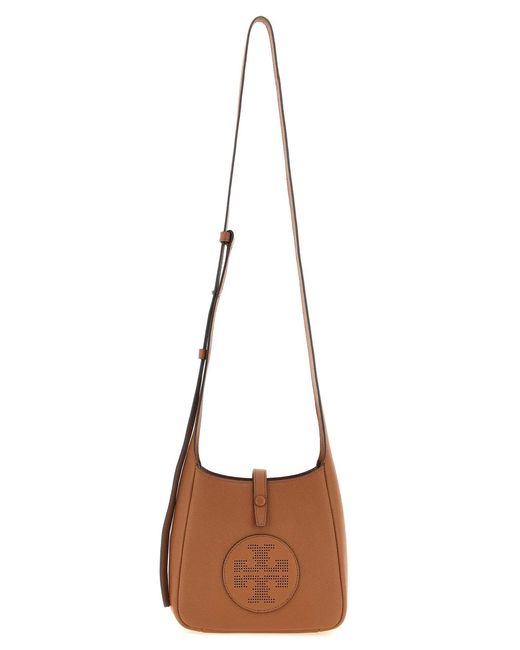 Tory Burch Brown 'Miller Swing' Crossbody Bag