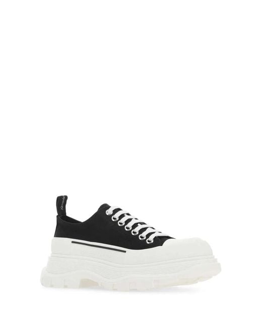 McQueen White Scarpe Stringate