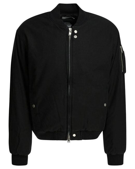 Nonnative Black "Trooper Puff" Bomber Jacket for men