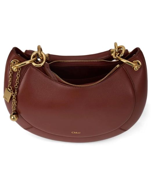 Chloé Brown Shoulder Bag With Strap