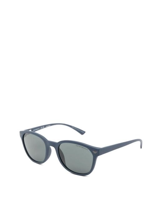 Emporio Armani Gray Acetate Sunglasses for men