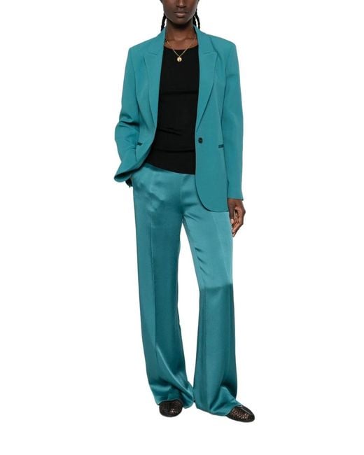 Forte_forte Blue High-Waisted Trousers
