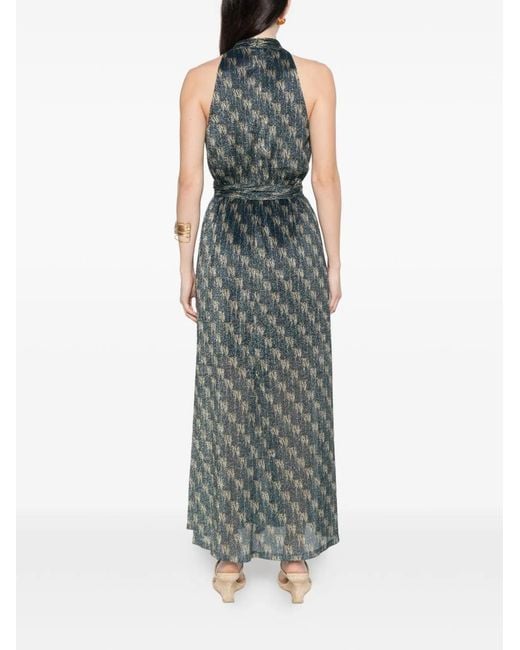 Siyu Blue Ars Long Dress