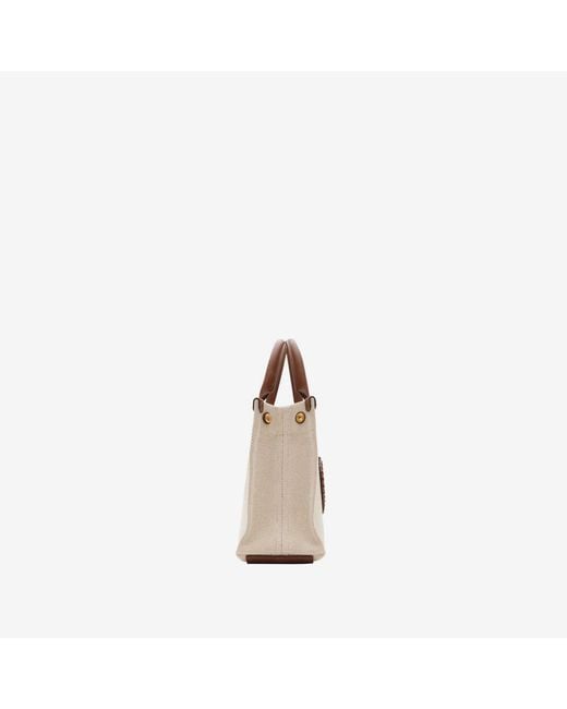 Burberry Natural Ll Mn Canvas Tote Ll6