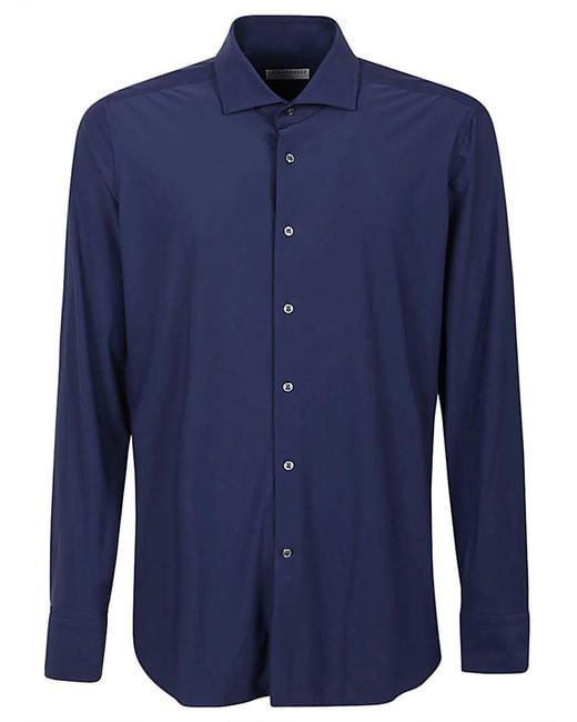 Sonrisa Blue Long-Sleeves Shirt for men