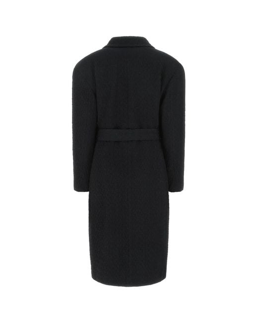 Dries Van Noten Black Cappotto