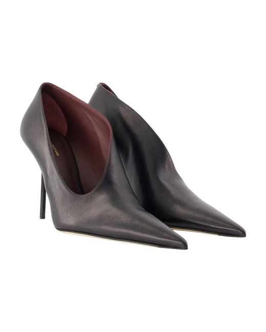 Victoria Beckham Brown Sloan Sculptural 100 Pumps