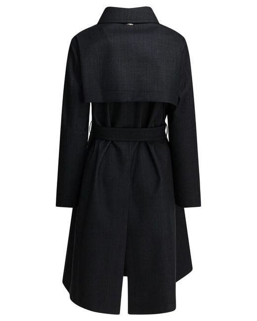Herno Black Polyester Wool Jacket