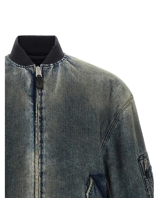 Balenciaga Gray 'Bomber Standard' Jacket for men