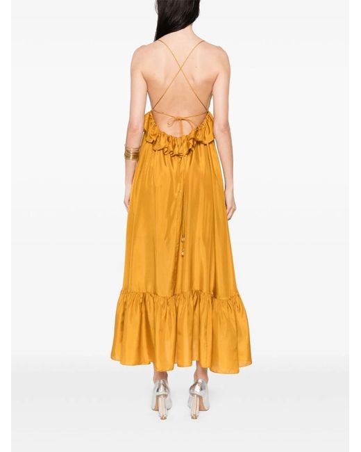 Zimmermann Yellow Rhiannon Dress