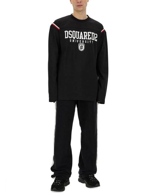 DSquared² Black Jogging Pants for men