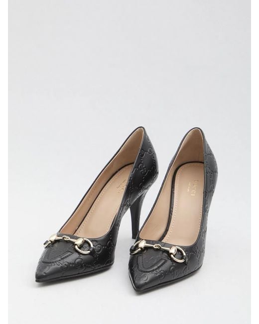 Gucci Black Pumps With Horsebit