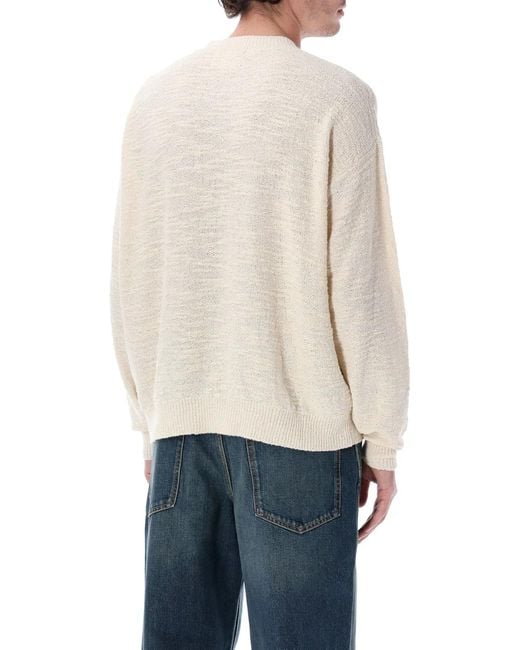 Isabel Marant Blue Marant Achille Textured Knit Sweater for men