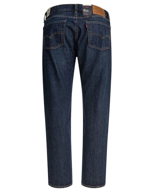 Levi's Blue "555 Relaxed Straight" Jeans for men